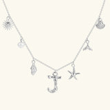 Civiara Ocean Initial Necklace