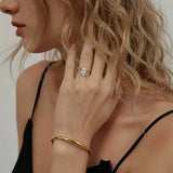 Bernadetta Diamond Marquise Gold Ring