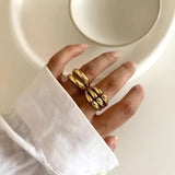 Bague Cassiel en or à plusieurs rangs