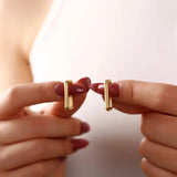 Créoles en U dorées Ambrielle