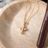 Collier croix en diamant Wynter