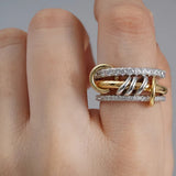 Cosette Stacked Diamond Ring