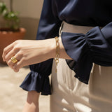 Bracelet chaîne diamant Coralie