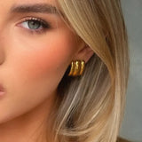 Boucles d'oreilles Angela Gold Arch