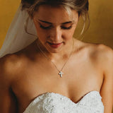 Collier croix en diamant Wynter