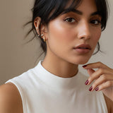 Ensemble essentiel de boucles d'oreilles en diamant