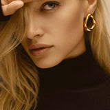 Raquel Open Oval Earrings