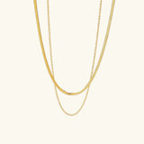 Hailey Layered Gold Chain Necklace