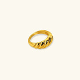 Bague croissant en or Amaia