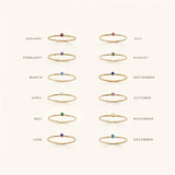 Δαχτυλίδι Amelia Birthstone Stacker