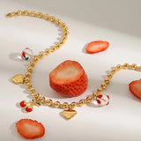 Collier Kai Gold Cerise