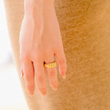 Bague croissant en or Amaia