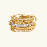 Blaise Stacked Diamond Ring