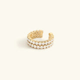 Bague Cassandra en or sertie
