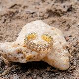 Bague en or à motif Clarisse