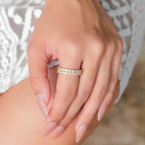 Bague en or à motif Clarisse