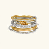 Collina Stacked Diamond Ring