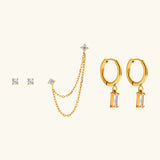 Dina Essential Diamond Earrings Bundle