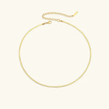 Collier Elizabeth Gold à chevrons