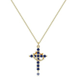 Collier Croix et Couronne Éternelles
