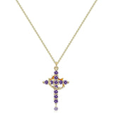 Collier Croix et Couronne Éternelles