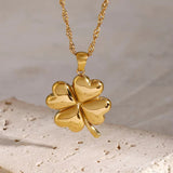 Collier Ella Clover en or