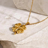 Collier Ella Clover en or