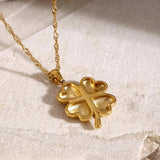 Collier Ella Clover en or