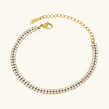 Celene Layered Tennis Bracelet