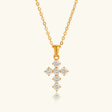 Collier croix en diamant Wynter