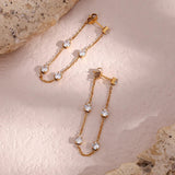 Boucles d'oreilles Iris en diamant