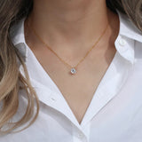 Collier solitaire Kyla en or