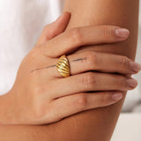 Bague Mia Gold Croissant