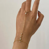 Elina Diamond Hand Chain