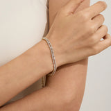 Bracelet de tennis double Florabelle 