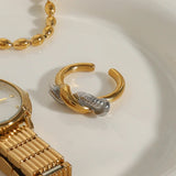 Bague Trinity Twisted Nail