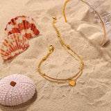 Bracelet de cheville Rowena en or