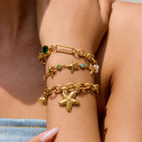 Bracelet Kristine Étoile de mer dorée