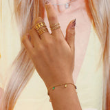 Bracelet Joséphine en pierres précieuses