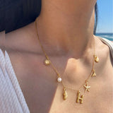 Civiara Ocean Initial Necklace