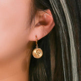 Boucles d'oreilles Eliana Serpent Coin