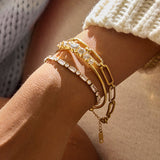 Bracelet chaîne diamant Coralie