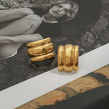 Boucles d'oreilles Angela Gold Arch