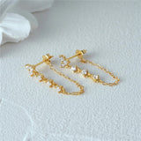 Boucles d'oreilles Daniella Diamond Chain