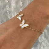 Bracelet Blaire Butterfly Pearl
