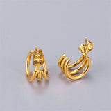 Cradle Gold Earrings
