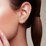 Boucles d'oreilles Roxanne à diamants ronds