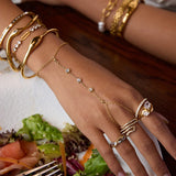 Leona Diamond Hand Chain