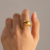 Bague Serpent en Or Etta