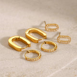 Ensemble de créoles Ryleigh Diamond